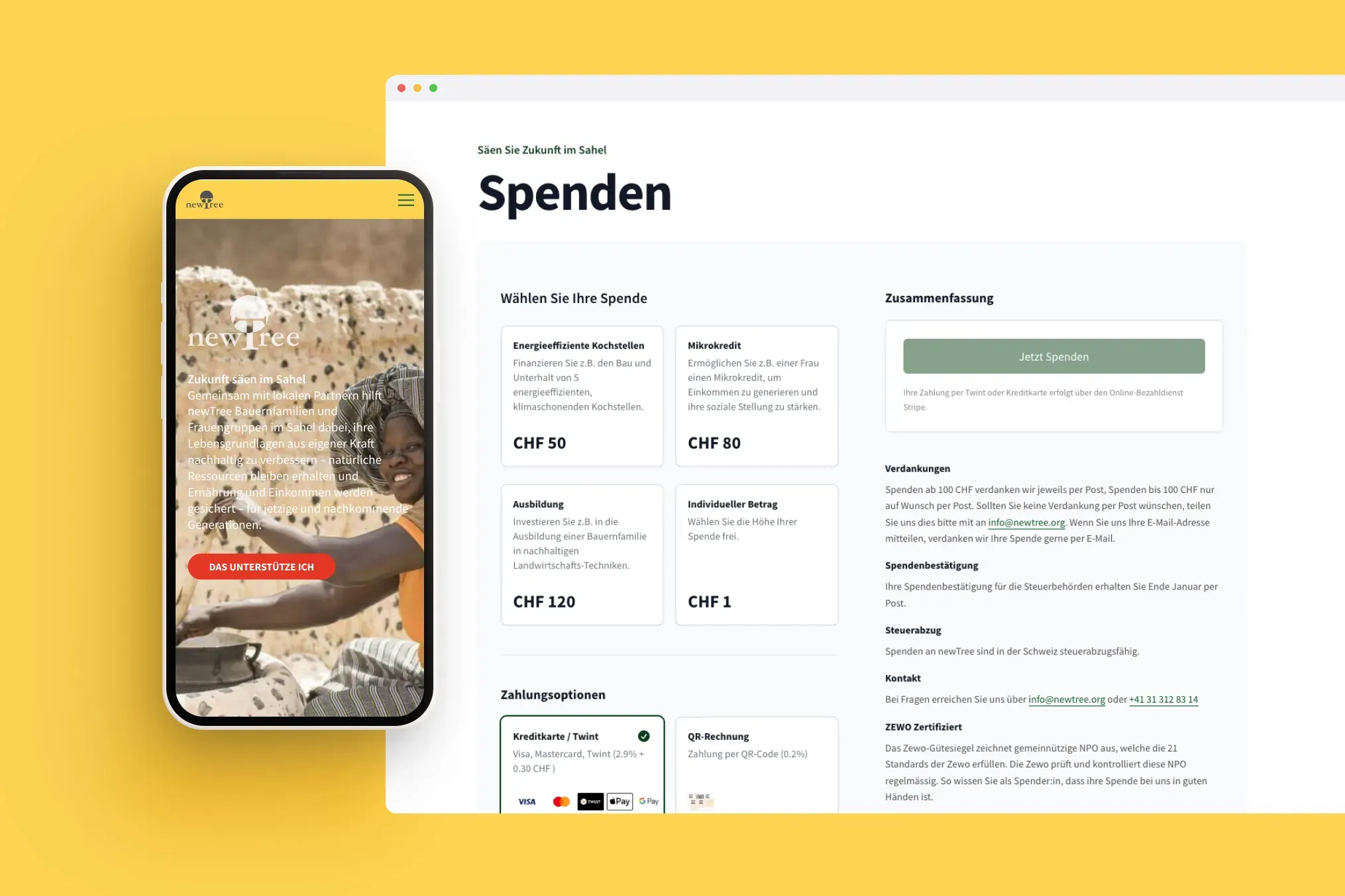 newTree — Trees for Life